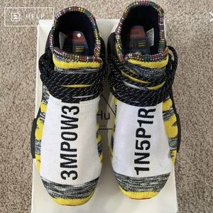 Adidas x Pharrell Williams Hu Human Race NMD Trial Solar Sz 9.5